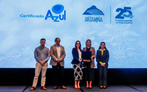 Antamina recibe el Certificado Azul de la ANA por su gestión hídrica sostenible.