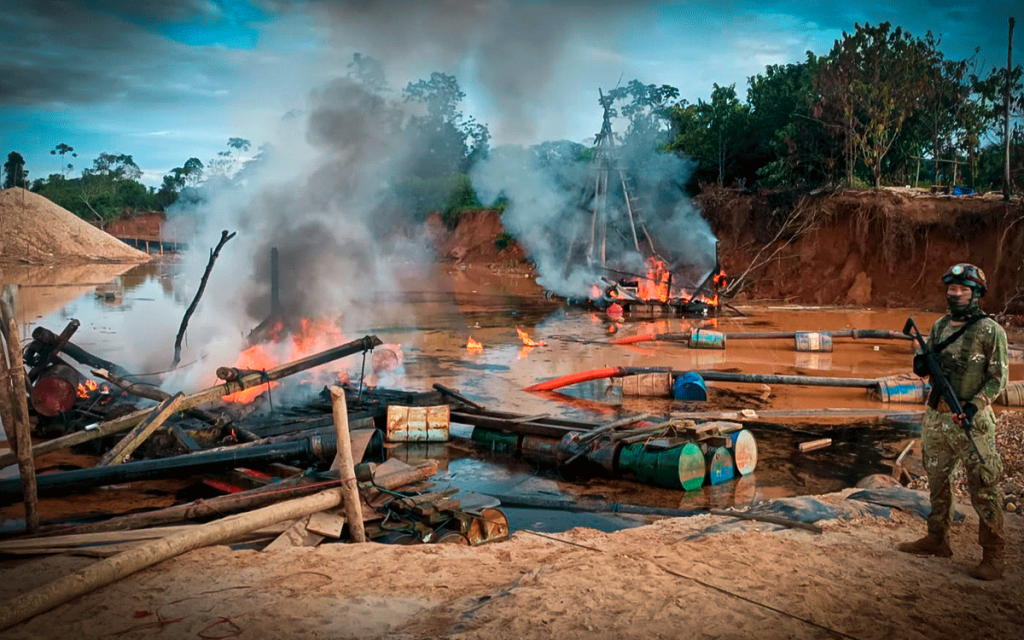 Operativo contra la minería ilegal en Madre de Dios generó pérdidas por S/ 23.7 millones.
