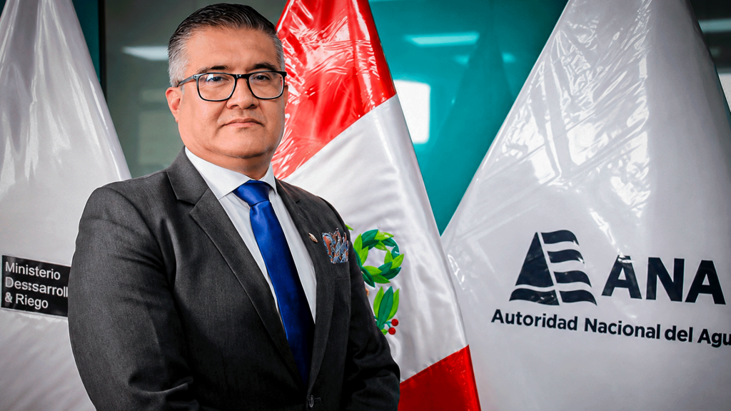 Juan Carlos Castro Vargas, nuevo jefe de la Autoridad Nacional del Agua (ANA).