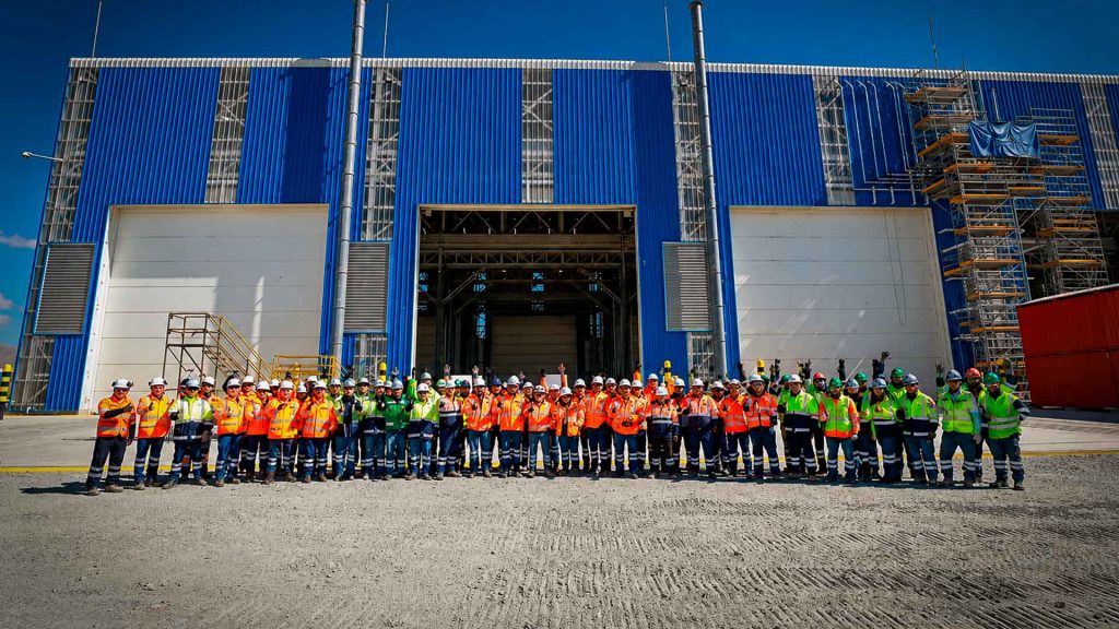 Las Bambas pone en marcha la Fase I de su nuevo Truck Shop para el mantenimiento de camiones mineros.