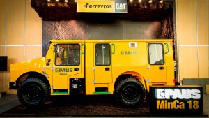 Ferreyros presenta Minca 18 para transporte de personal en minería subterránea