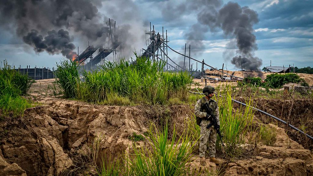 Madre de Dios: Fuerzas Armadas destruyen bienes de minería ilegal valorizados en más de S/ 74 millones