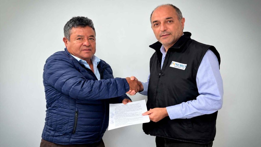 Panoro Minerals firma acuerdo con la Municipalidad de Cotabambas para mejorar vías y accesos en ocho barrios