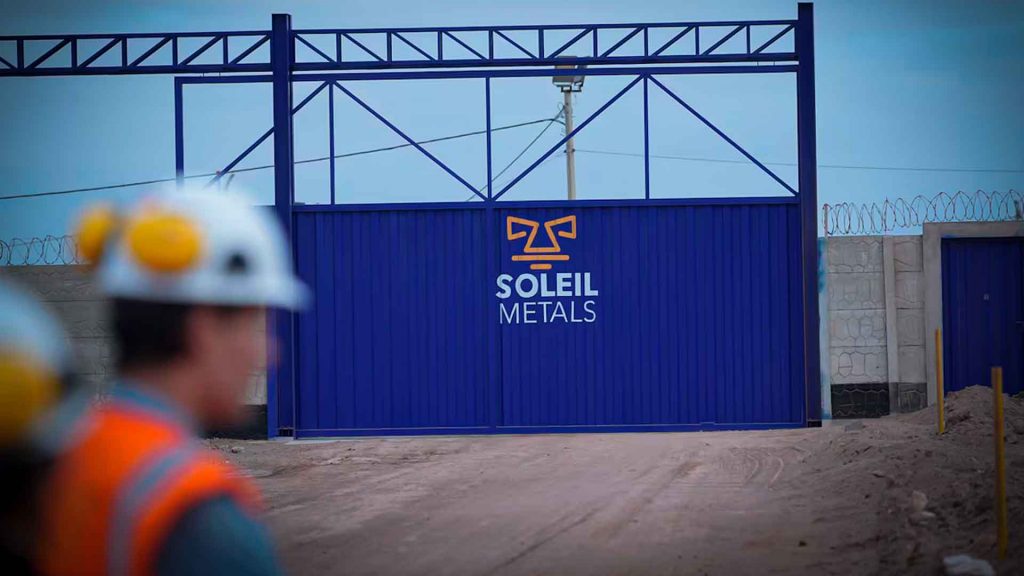 Soleil Metals proyecta cerrar 2026 con una tonelada de oro producida en Perú