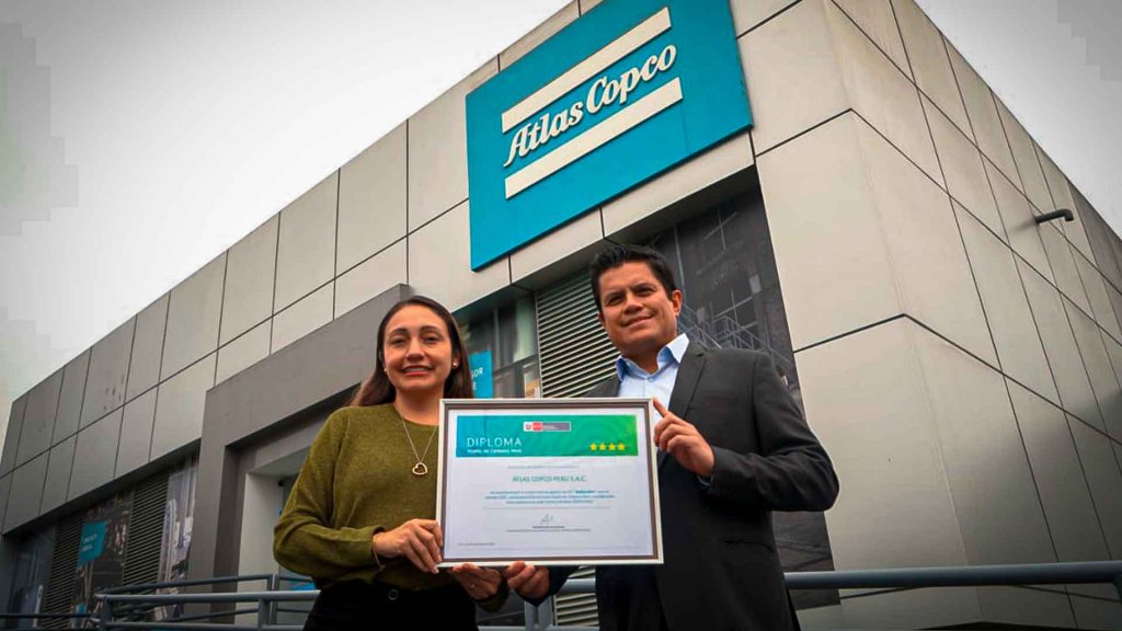 Atlas Copco obtiene Cuarta Estrella de Huella de Carbono Perú