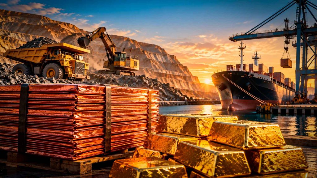 Exportaciones mineras de cobre y oro del Perú en 2026