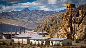 Instalaciones de la unidad minera Julcani de Buenaventura en Huancavelica
