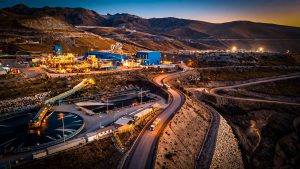 Vista de la operación minera Las Bambas en Apurímac, Perú