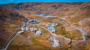 Vista de la mina Caylloma de Fortuna Mining en Arequipa, donde se ejecuta la ampliación de la instalación de relaves.