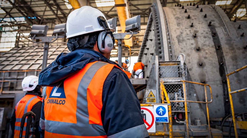 Minera Chinalco realiza trabajos de mantenimiento mayor en su Planta de Procesos.