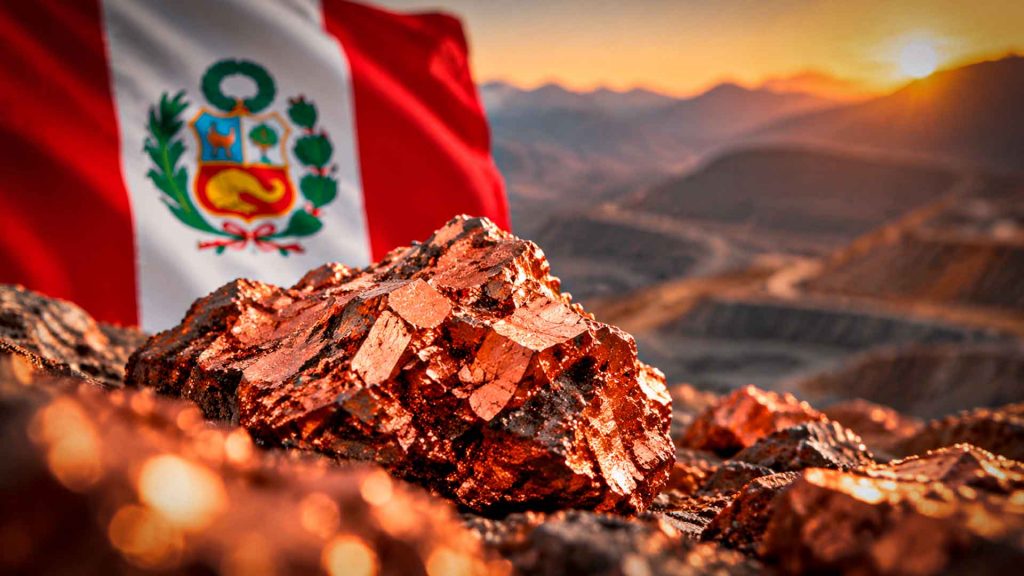 Producción de cobre en Perú y perspectivas de crecimiento de la minería cuprífera.