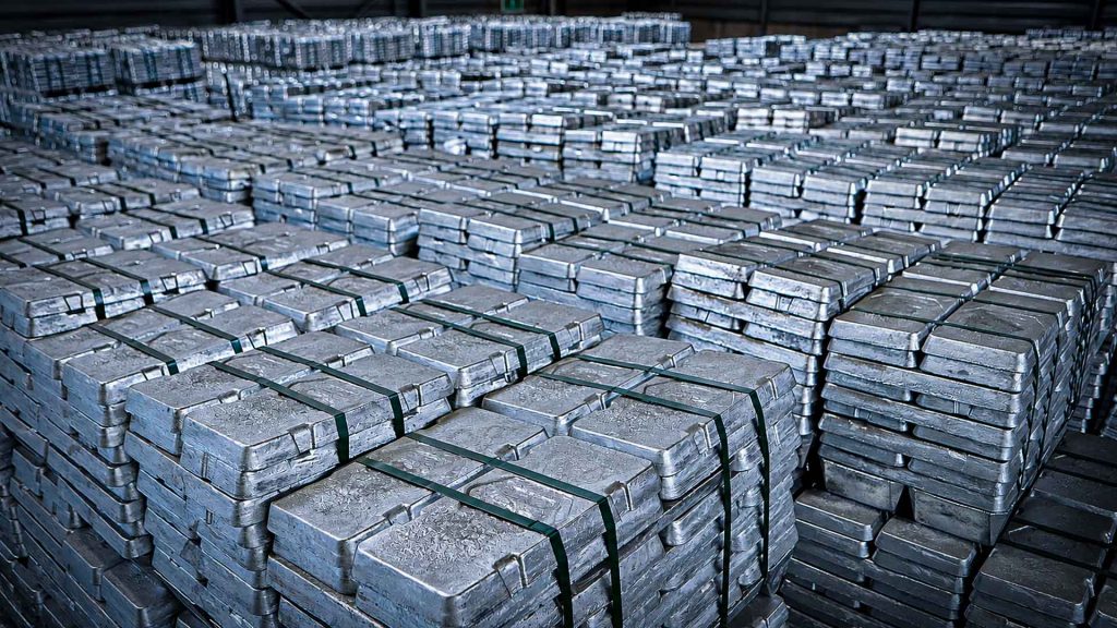 Producción de zinc de Antamina en Perú