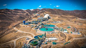 Operación minera Quellaveco de Anglo American en Perú